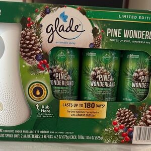 Glade Pine Wonderland Holiday Spray Set